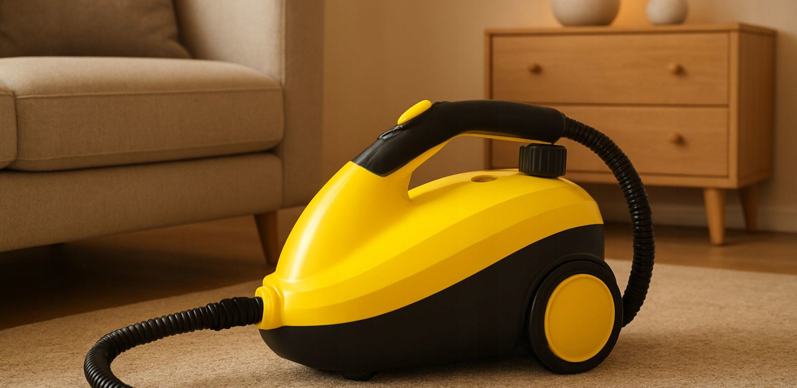 STEAM CLEANER PRESSURE CLEANER FOR GROUT UPHOLSTERY WINDOWS STEAMER POWER 2500W Packaging status original