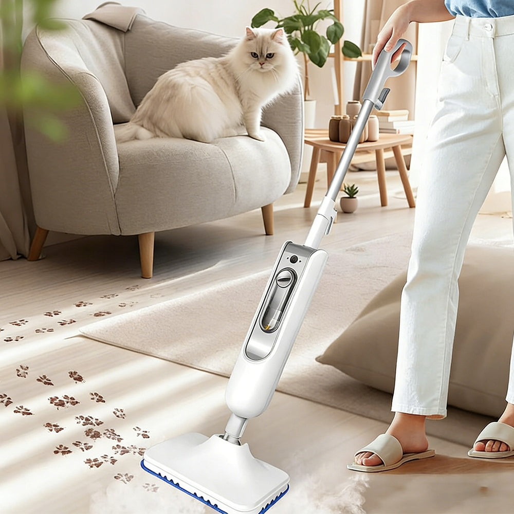 STEAM CLEANER STEAM FLOW 24-32G/MIN EFFICIENT CLEANING OF THE WHOLE HOUSE Maximum steam pressure 3 bar
