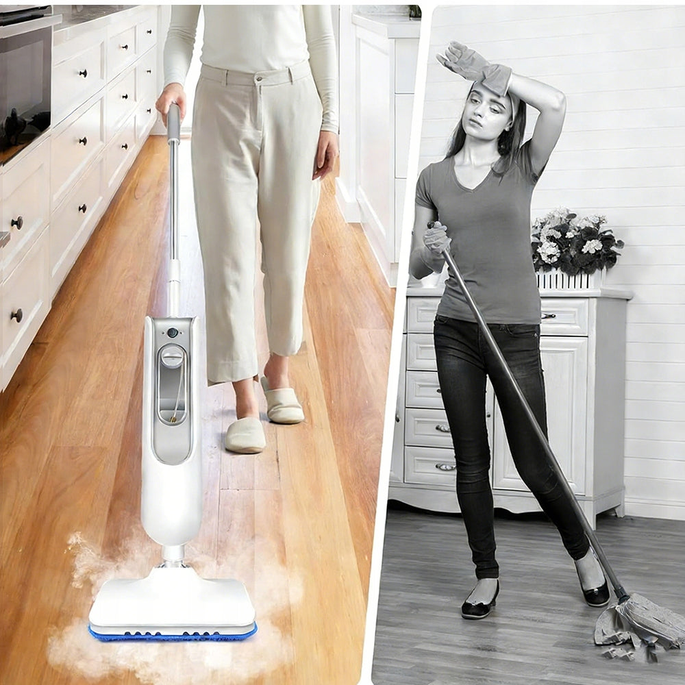STEAM CLEANER STEAM FLOW 24-32G/MIN EFFICIENT CLEANING OF THE WHOLE HOUSE Power 1300 W