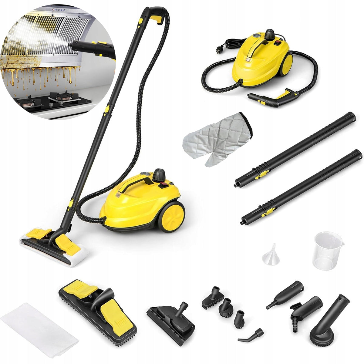 STEAM CLEANER STEAM MOP 2000W 1.8L SET