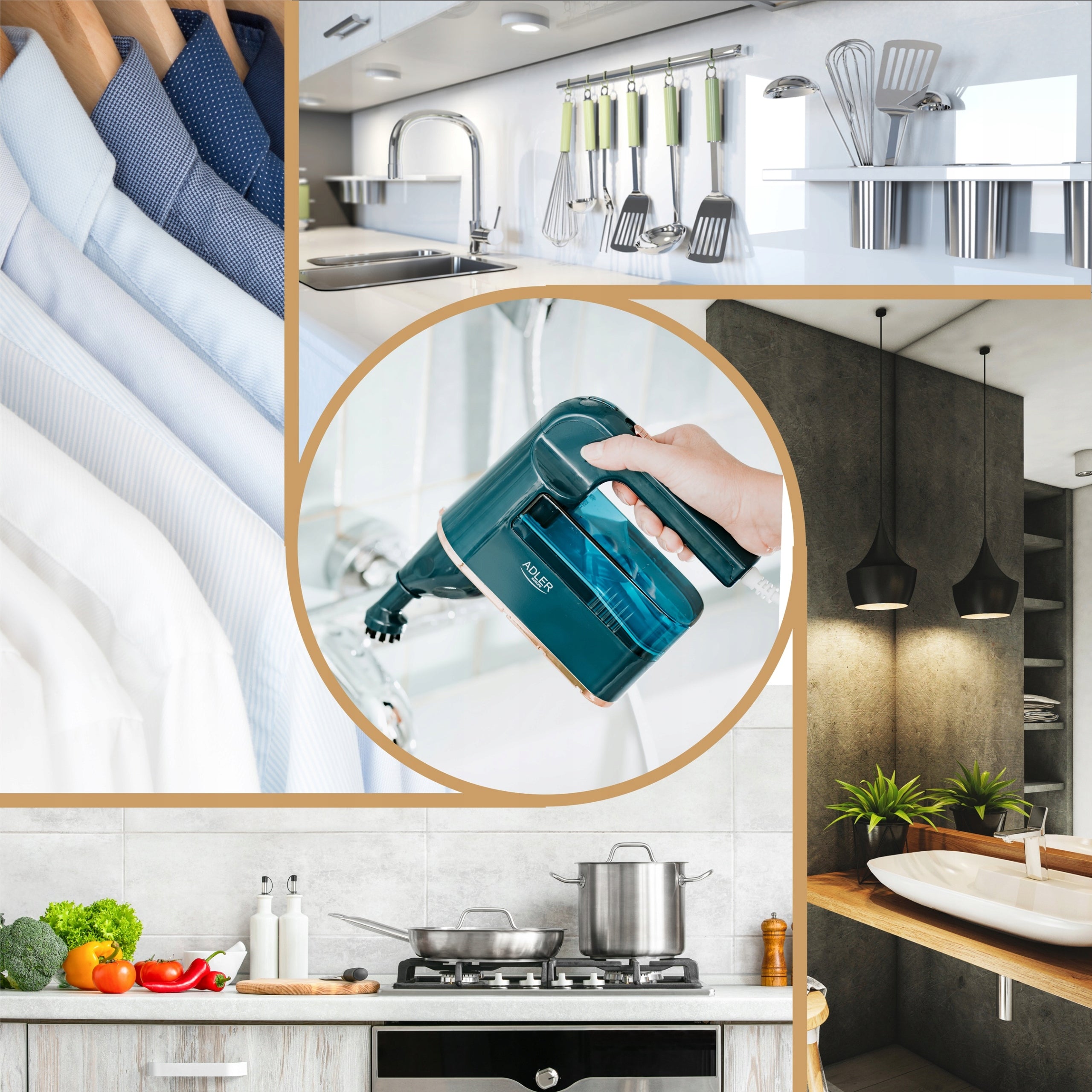 STEAM CLEANER STEAMER ELECTRIC MOP STEAM CLEANER FOR GROUT WINDOWS 1200W Power 1200 W