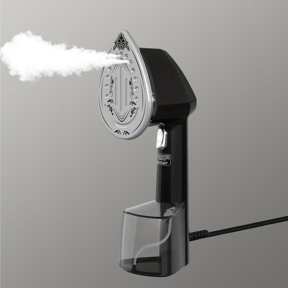 STEAM CLEANER STRONG STEAM IRON FOR CLOTHES CURTAINS FAST HEATING Dominant color black