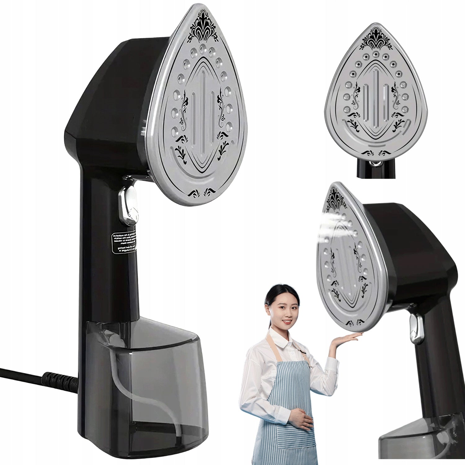 STEAM CLEANER STRONG STEAM IRON FOR CLOTHES CURTAINS FAST HEATING