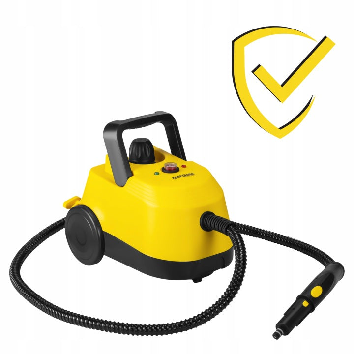 STEAM CLEANER WINDOW CLEANER STEAM MOP VACUUM CLEANER SET ACCESSORIES 2100W Dominant color yellow/gold