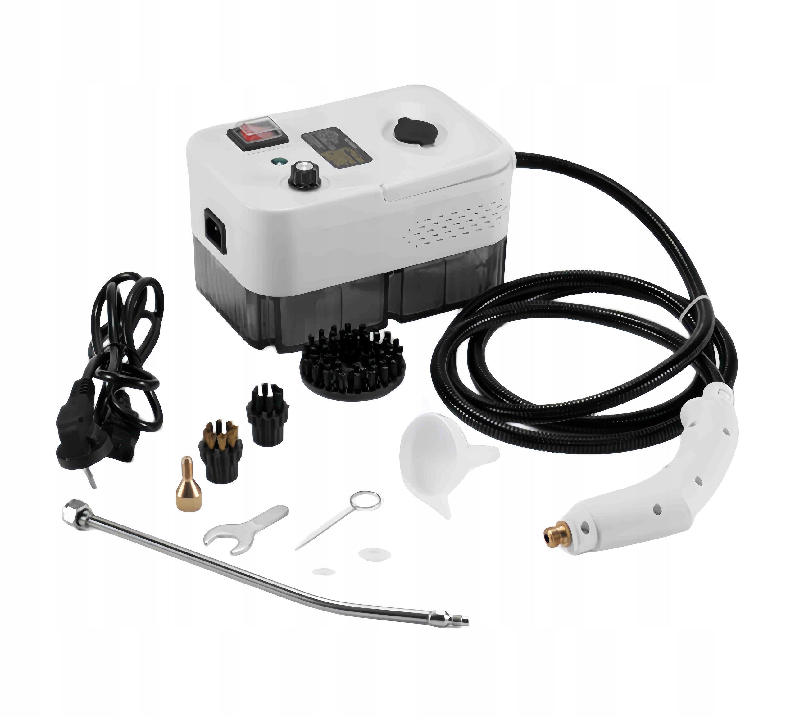 STEAM CLEANER WINDOW CLEANER STEAMER 1.5M STEAM HOSE+1000ML 1500W 3BAR