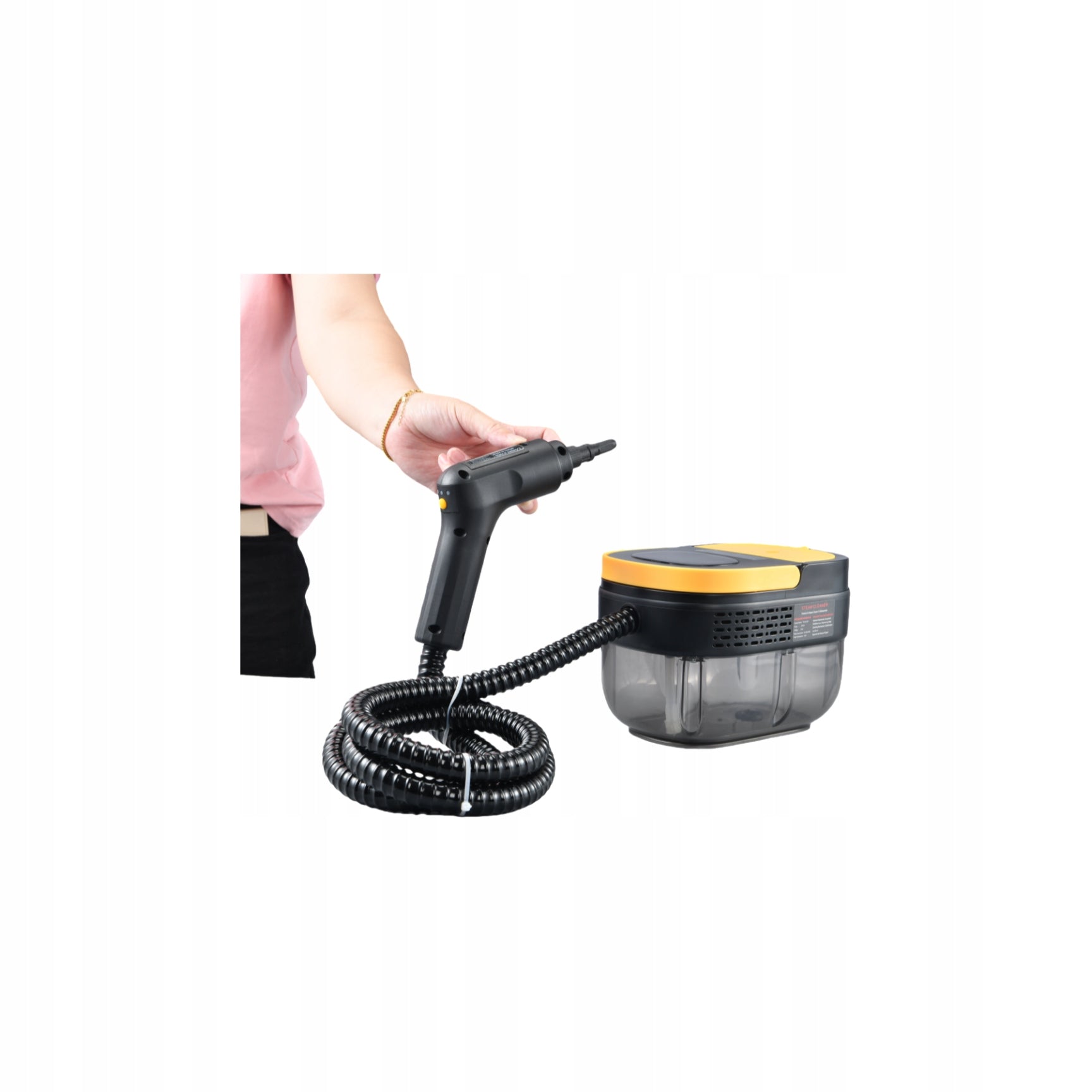STEAM CLEANER WINDOW CLEANER STEAMER 1.5M STEAM HOSE+1600ML 2500W 3BAR Manufacturer code 7Q-27
