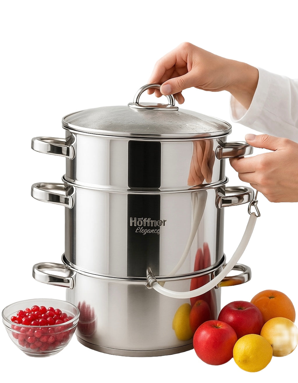 STEAM JUICER STAINLESS STEEL 8L FOR INDUCTION GAS JUICER Manufacturer code HF-2601
