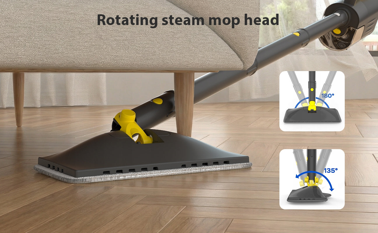 STEAM MOP 6IN1 20S 300ML 2 STEAM MODES AKCESORIA FOR FLOORS Batteries included no