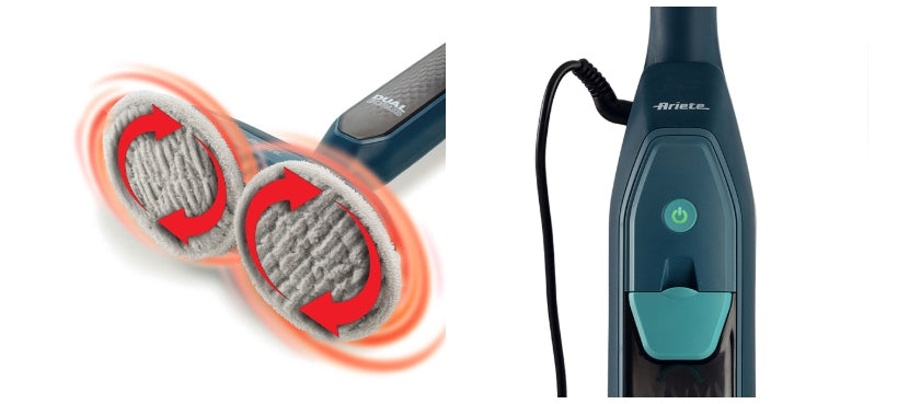STEAM MOP Ariete 4178 1200W LED cleans and disinfects Manufacturer code 4178