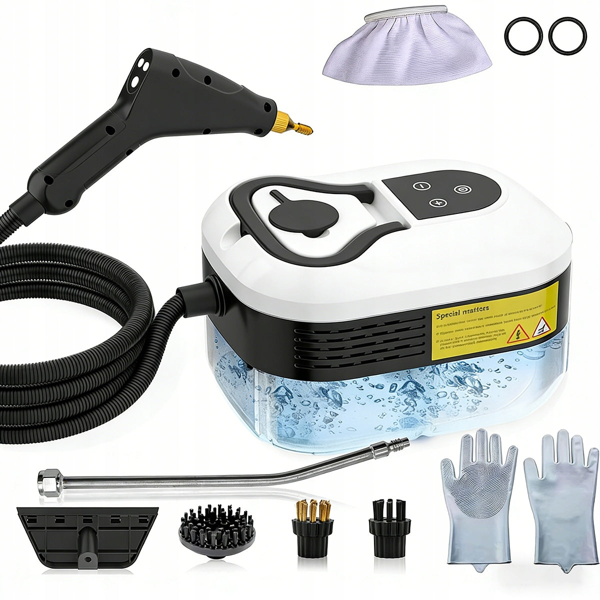 STEAM PRESSURE WASHER 2500W 6 POWER LEVELS FOR KITCHEN AND BATHROOM EAN (GTIN) 4059005252156