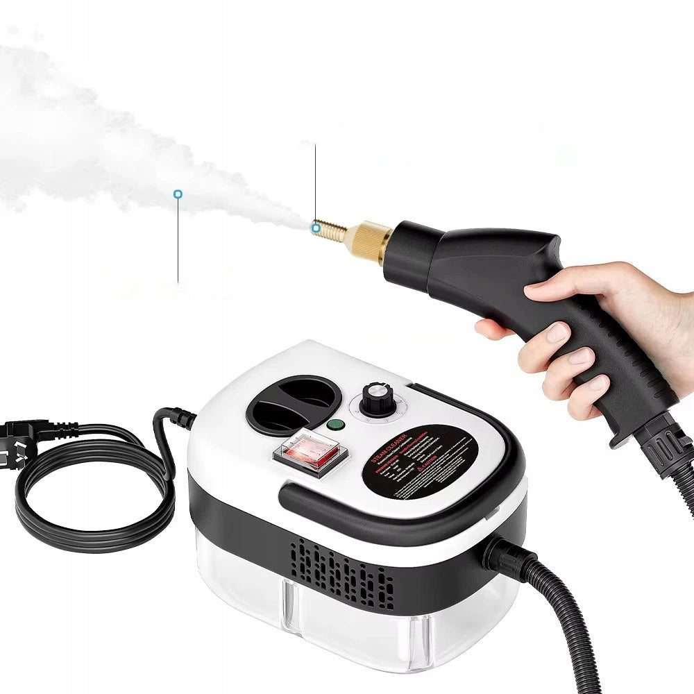 STEAM WASHER MOP STEAMER VACUUM CLEANER 2500W CLEANING KIT Product weight with unit packaging 1.97 kg