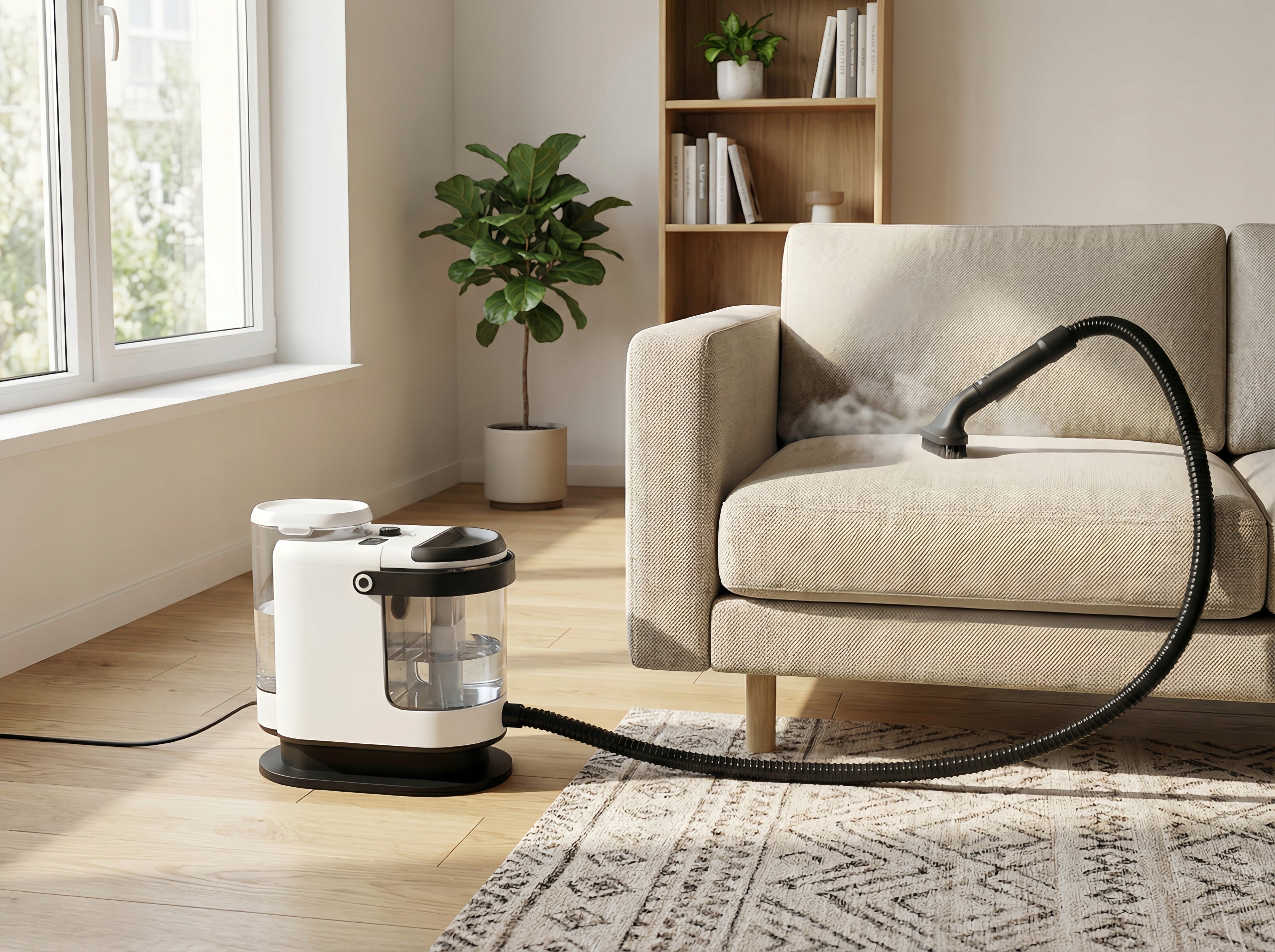 STEAM WASHING VACUUM CLEANER 1700W 2800ml for upholstery, carpets Hot&Cold Brand LynkCust