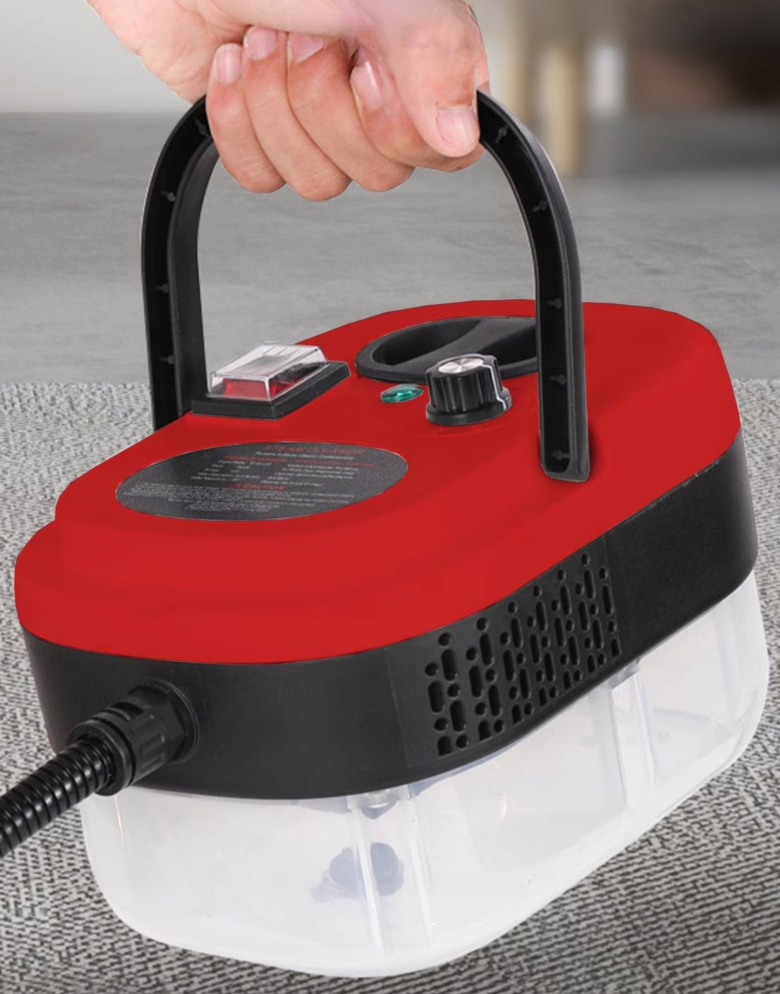 STEAMER 1,2L STEAM CLEANER 2500W FOR CLEANING CAR HOUSE TIP SET Manufacturer code PK-RS-06
