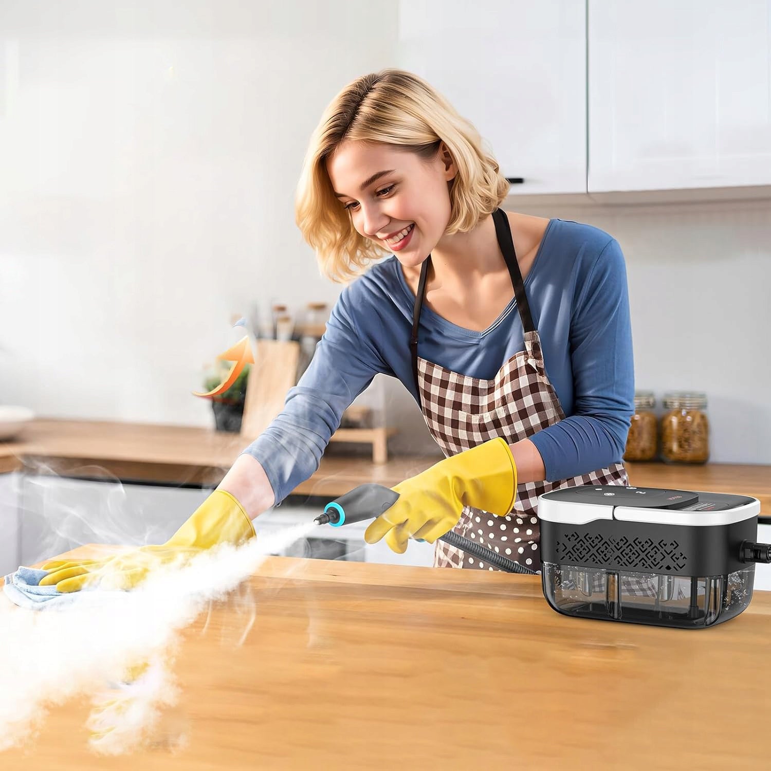 STEAMER 1250ML 2500W POWERFUL STEAM CLEANER 4BAR WINDOW CLEANER UNIVERSAL Brand no brand