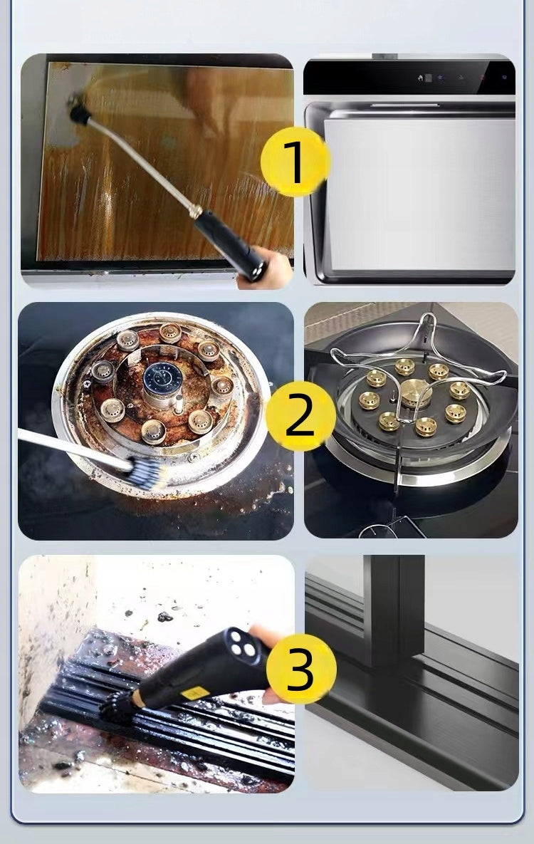 STEAMER 1500W STEAM CLEANING WITH 6 SPEED+2M STEAM HOSE+1400ML STRONG Power 1500 W