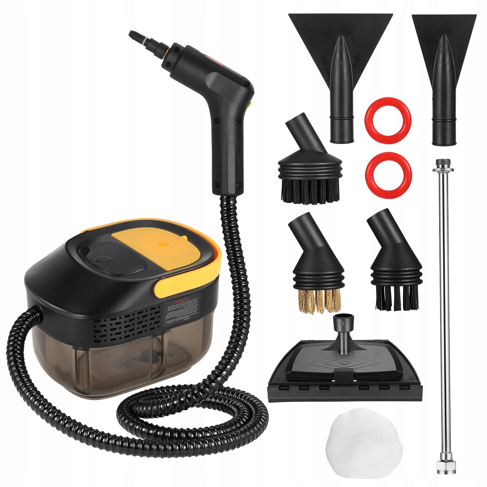 STEAMER 2500W STEAM CLEANING WITH 6 SPEED+1600ML 3 BAR POWERFUL