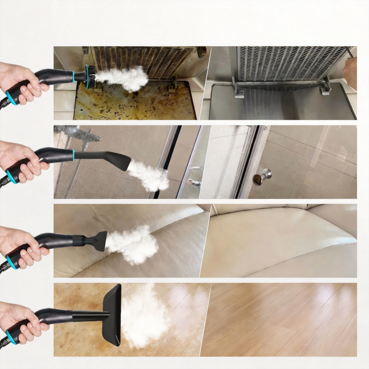 STEAMER 2500W STEAM CLEANING WITH 8 SPEED+1250ML 4BAR POWERFUL Power 2500 W