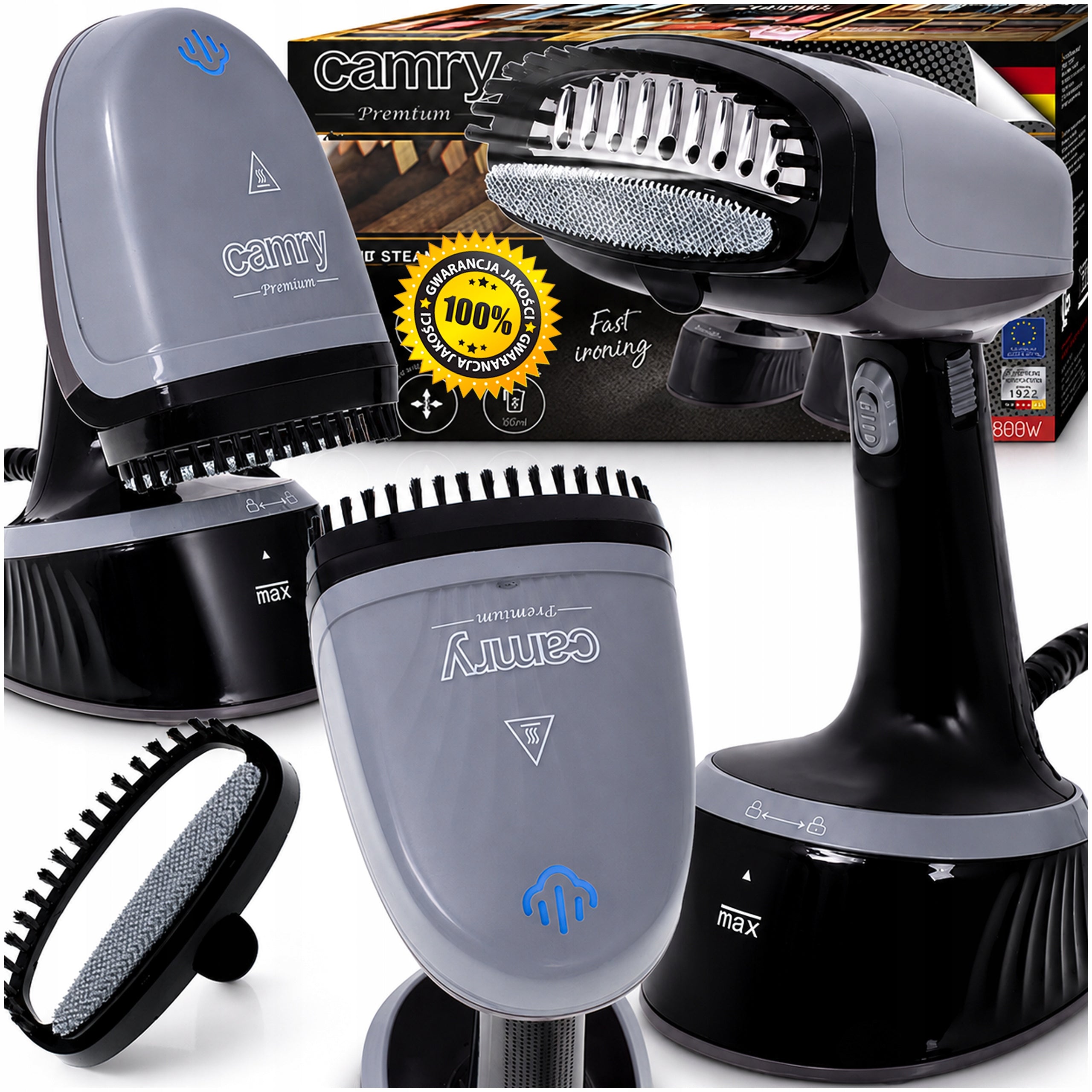 STEAMER CLOTHES STEAMER STEAM IRON 1800W MANUAL STEAM GENERATOR