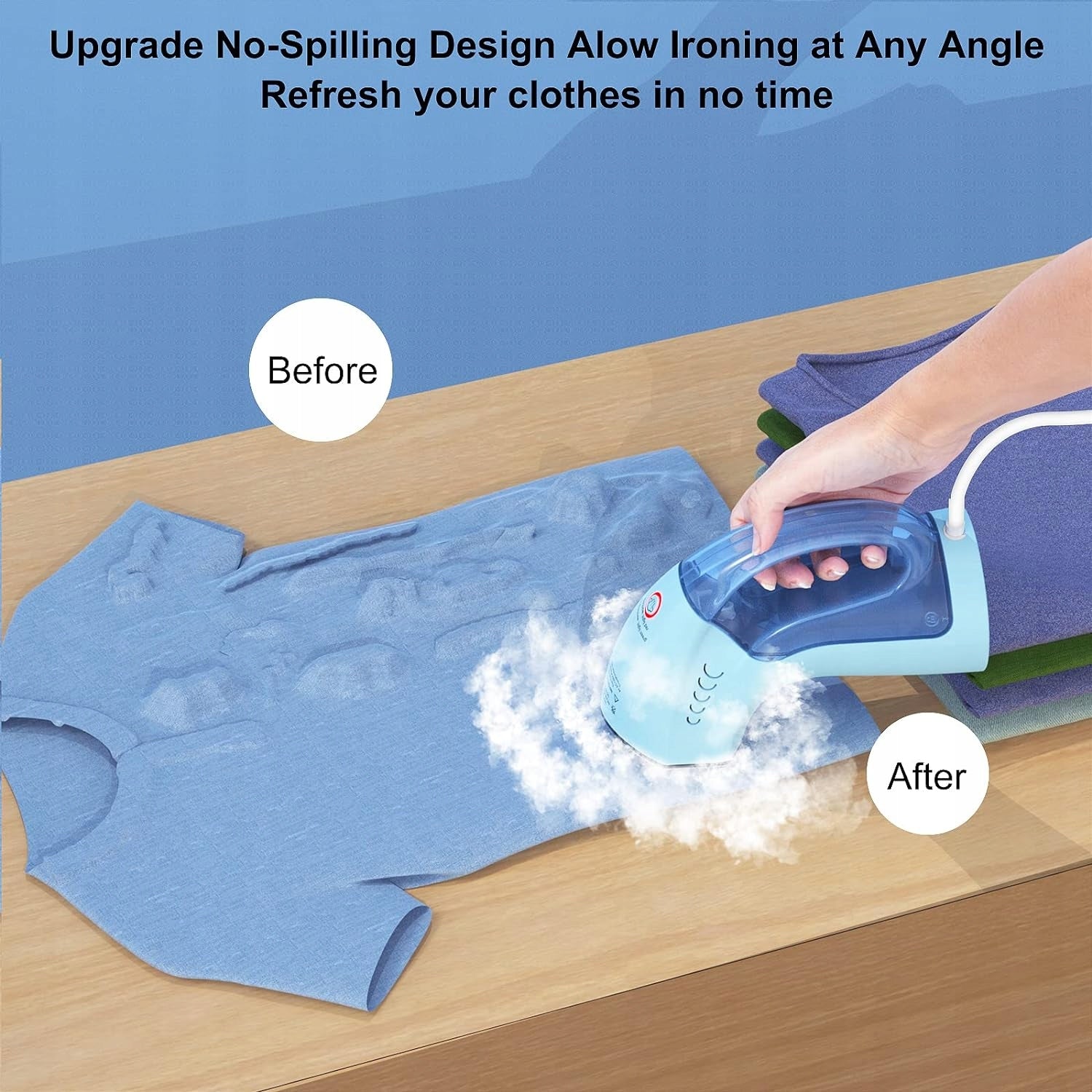 STEAMER FOR CLOTHES STEAM IRON SANPINTECH 260ML 1000W Brand no brand