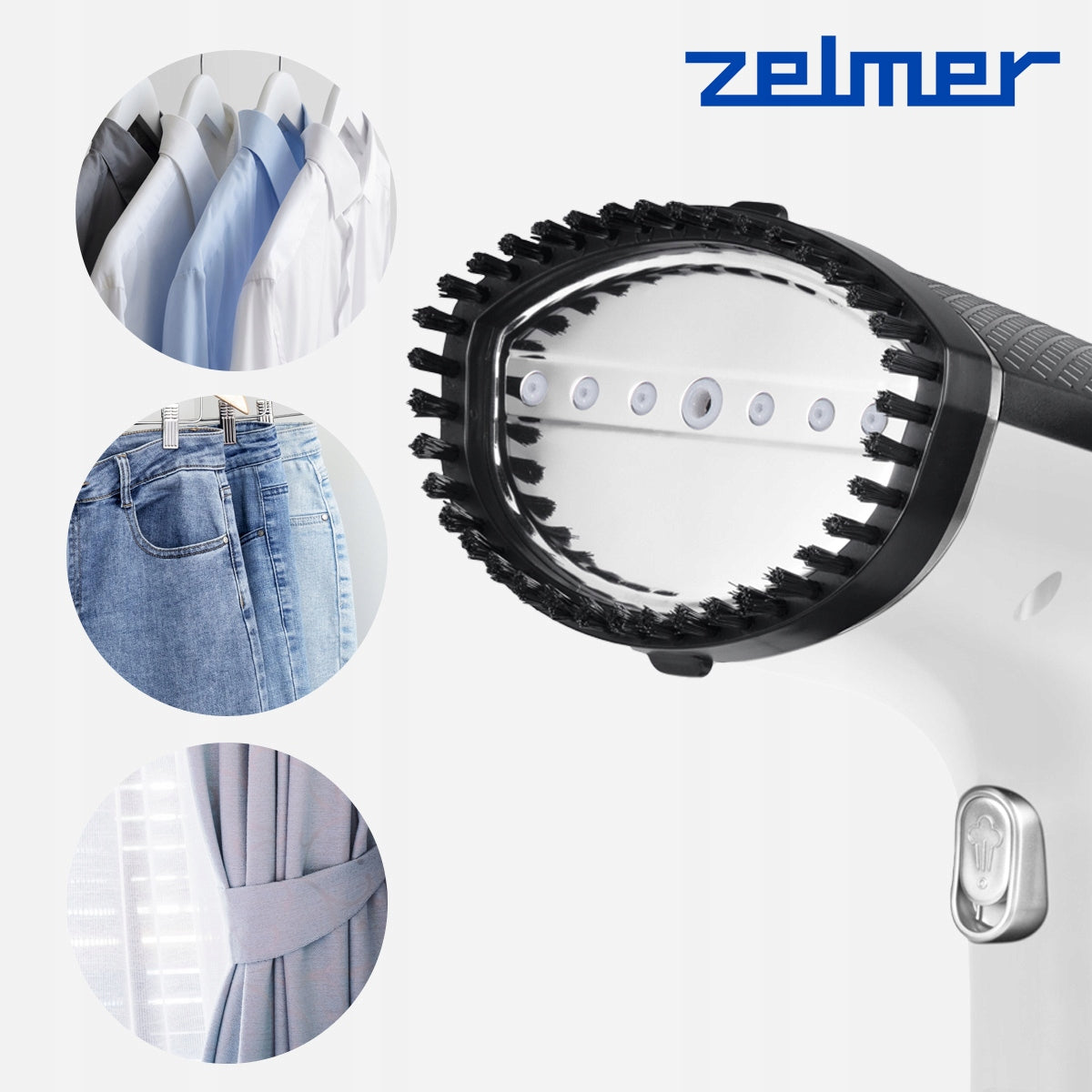 STEAMER FOR CLOTHES STEAM IRON ZELMER BRUSH 1700W 310ML Manufacturer code ZGS1210