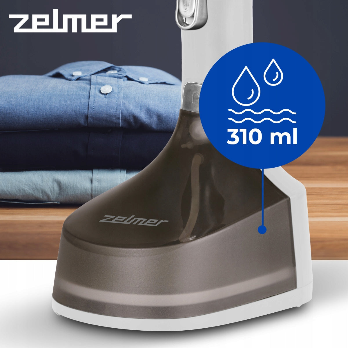 STEAMER FOR CLOTHES STEAM IRON ZELMER BRUSH 1700W 310ML Power 1700 W
