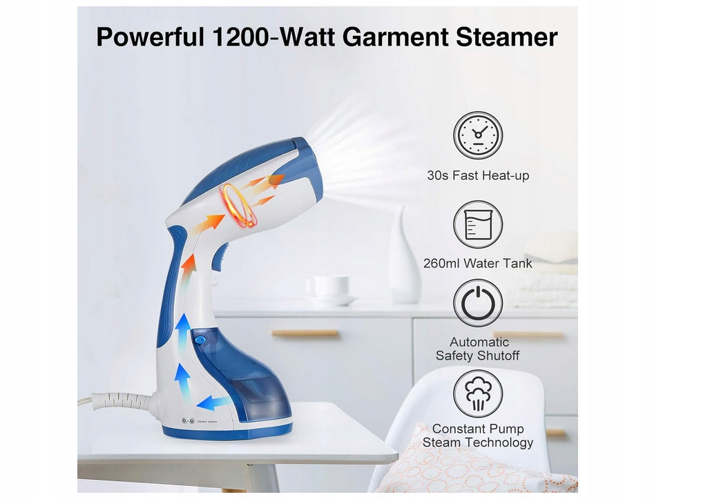STEAMER IRON 260ml 1200W BEAUTURAL 722UK-0004 Brand Beautural