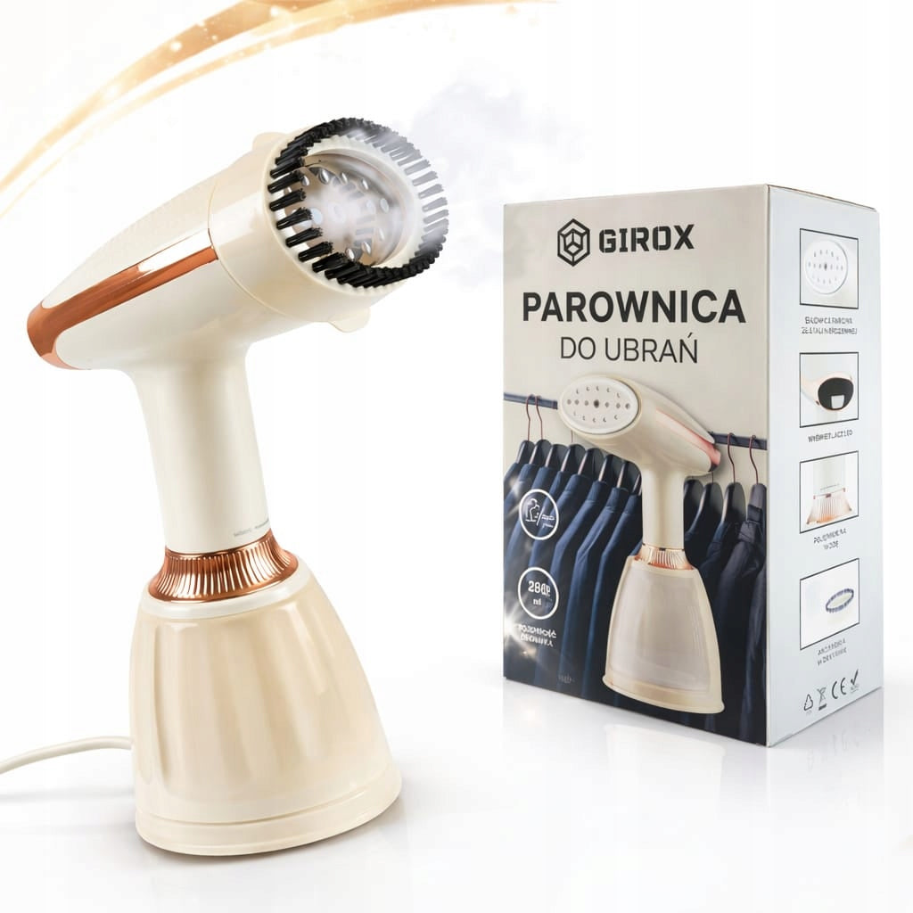 STEAMER STEAM IRON 1500W 3 STAGE STEAM ADJUSTMENT + CLIP BRUSH Manufacturer code PAROWNICA ŻELAZKO PAROWE