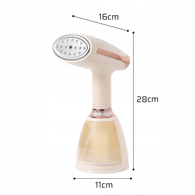 STEAMER STEAM IRON 1500W 3 STAGE STEAM ADJUSTMENT + CLIP BRUSH Packaging status original