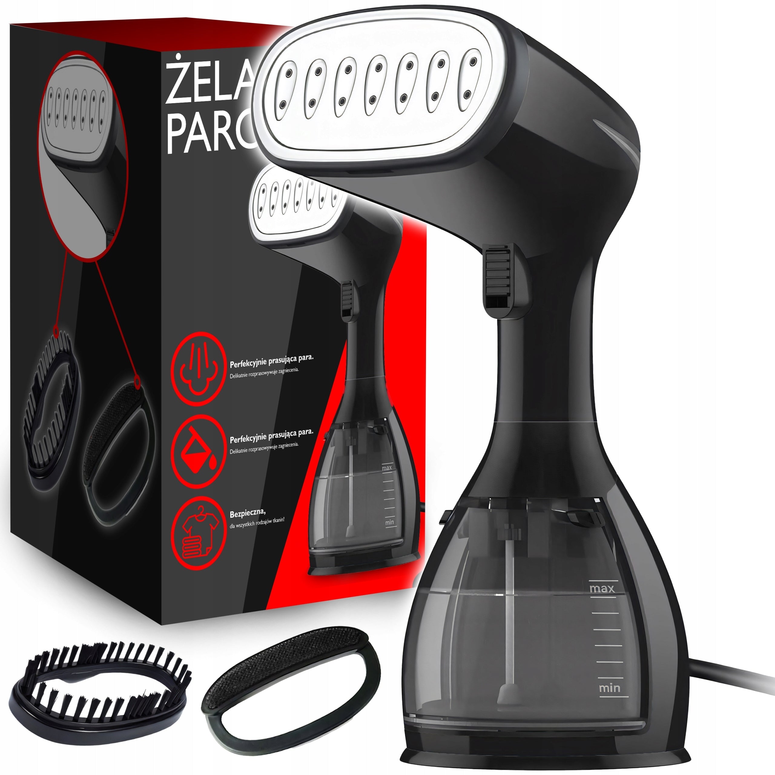 STEAMER STEAM IRON 7IN1 Steamer For Clothes Steamer 1500W+ Accessories Power 1550 W