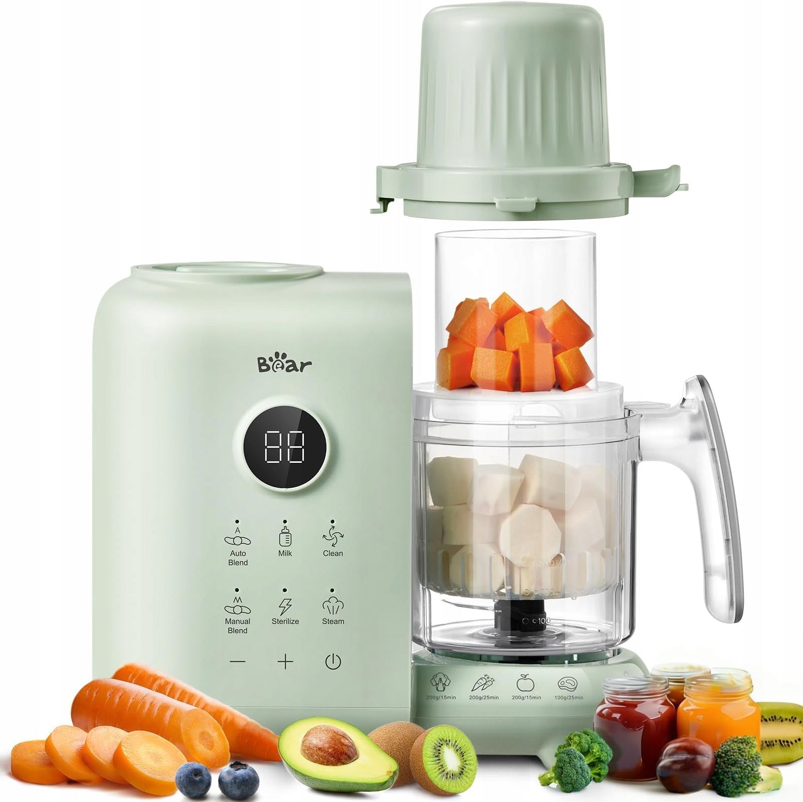 STEAMER WITH BLENDER 300W FOR INFANT MEALS 6IN1 PREMIUM