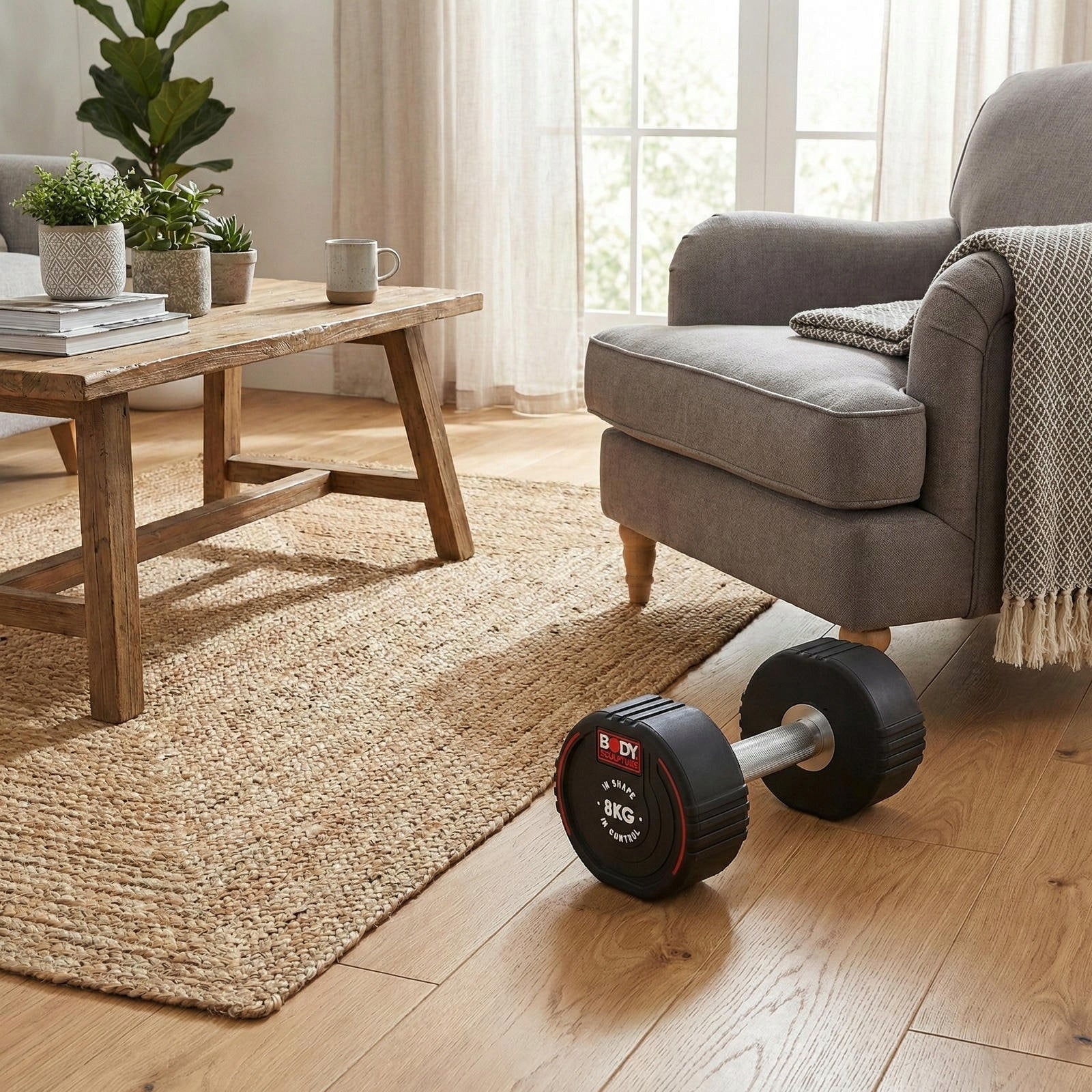 STEEL DUMBBELL COVERED WITH TPU BODY SCULPTURE 12 KG Kind other
