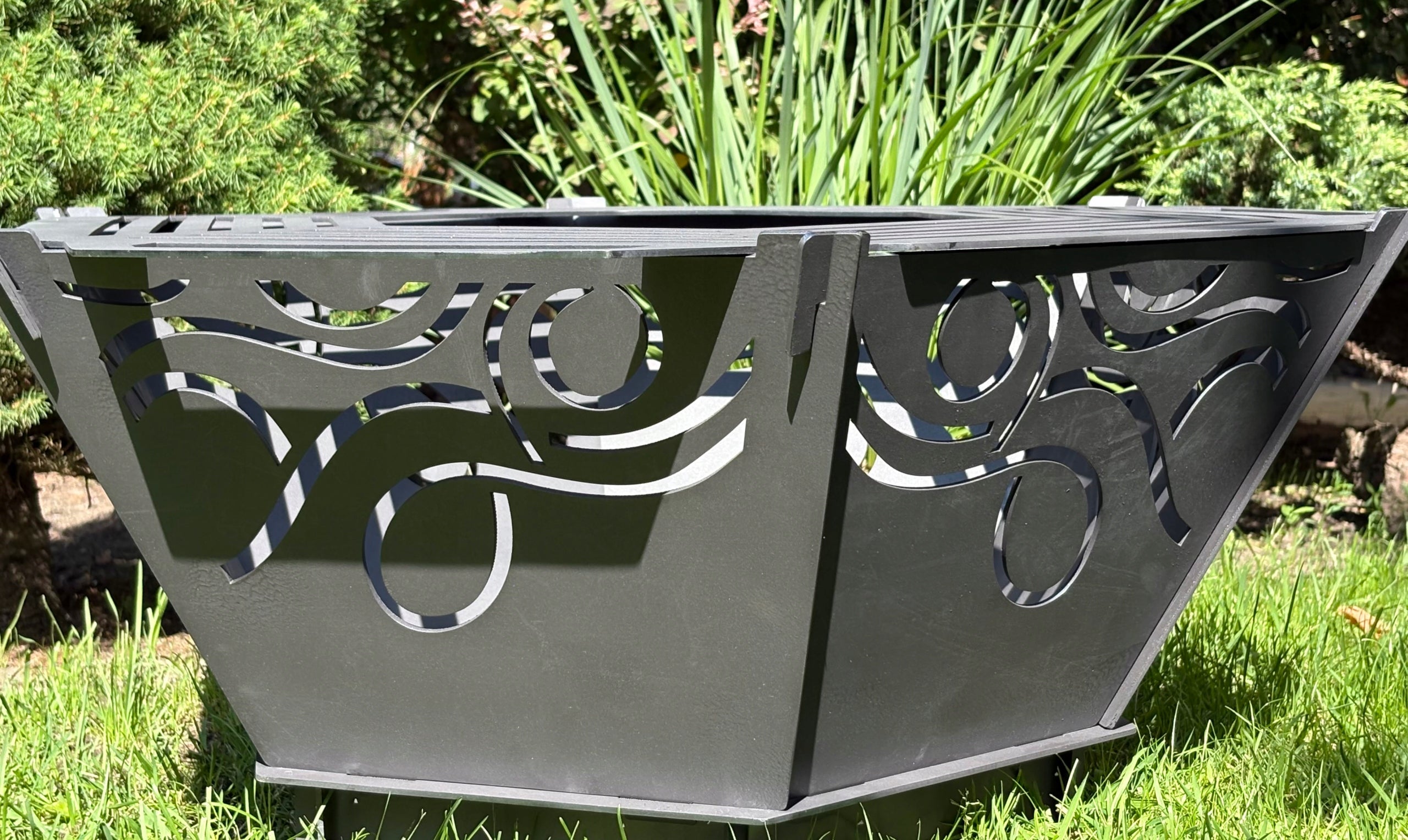 STEEL FIREPLACE FOLDING GRILL 2in1 STEEL MASSIVE MANUFACTURER MAZY Weight 30 kg
