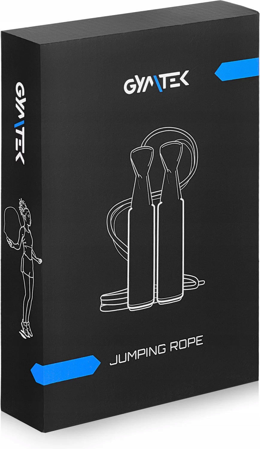 STEEL FITNESS JUMP ROPE WITH BEARINGS ADJUSTABLE GYMTEK Color pink