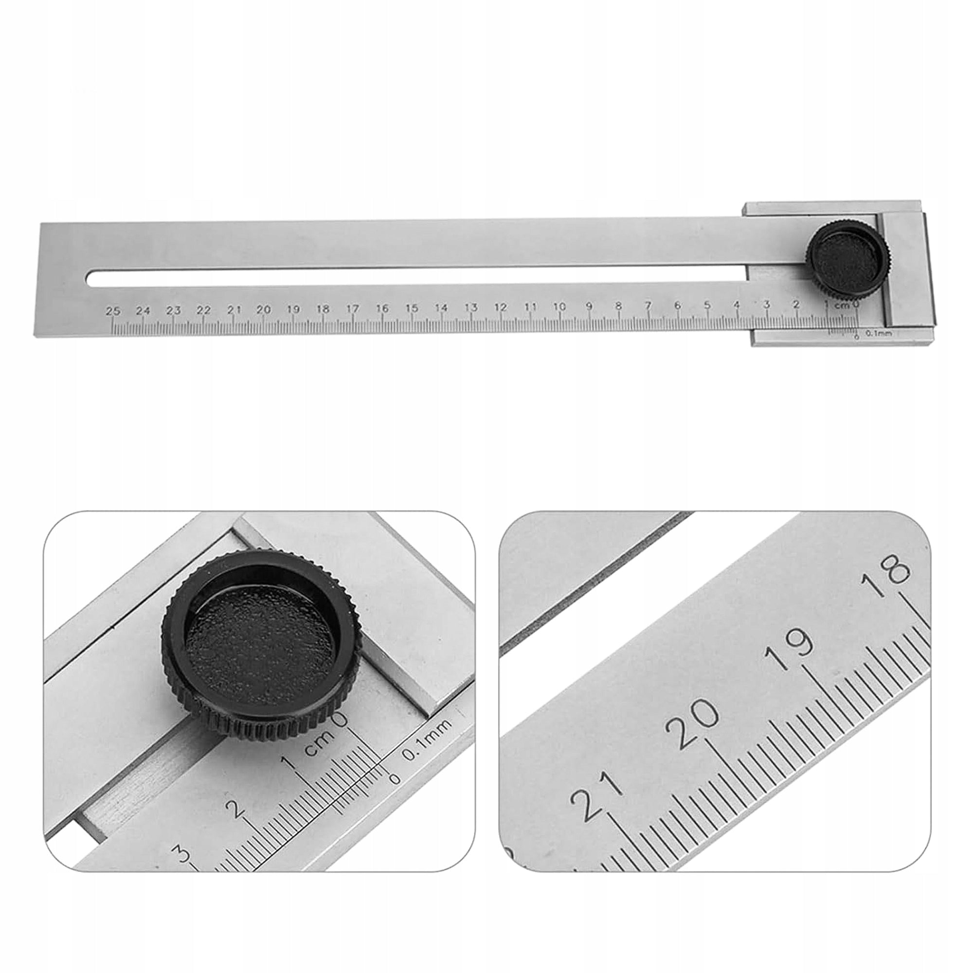 STEEL HARDENED TRACK CALIPER STRIP 250 mm PROFESSIONAL ACCURATE Kind scribing caliper
