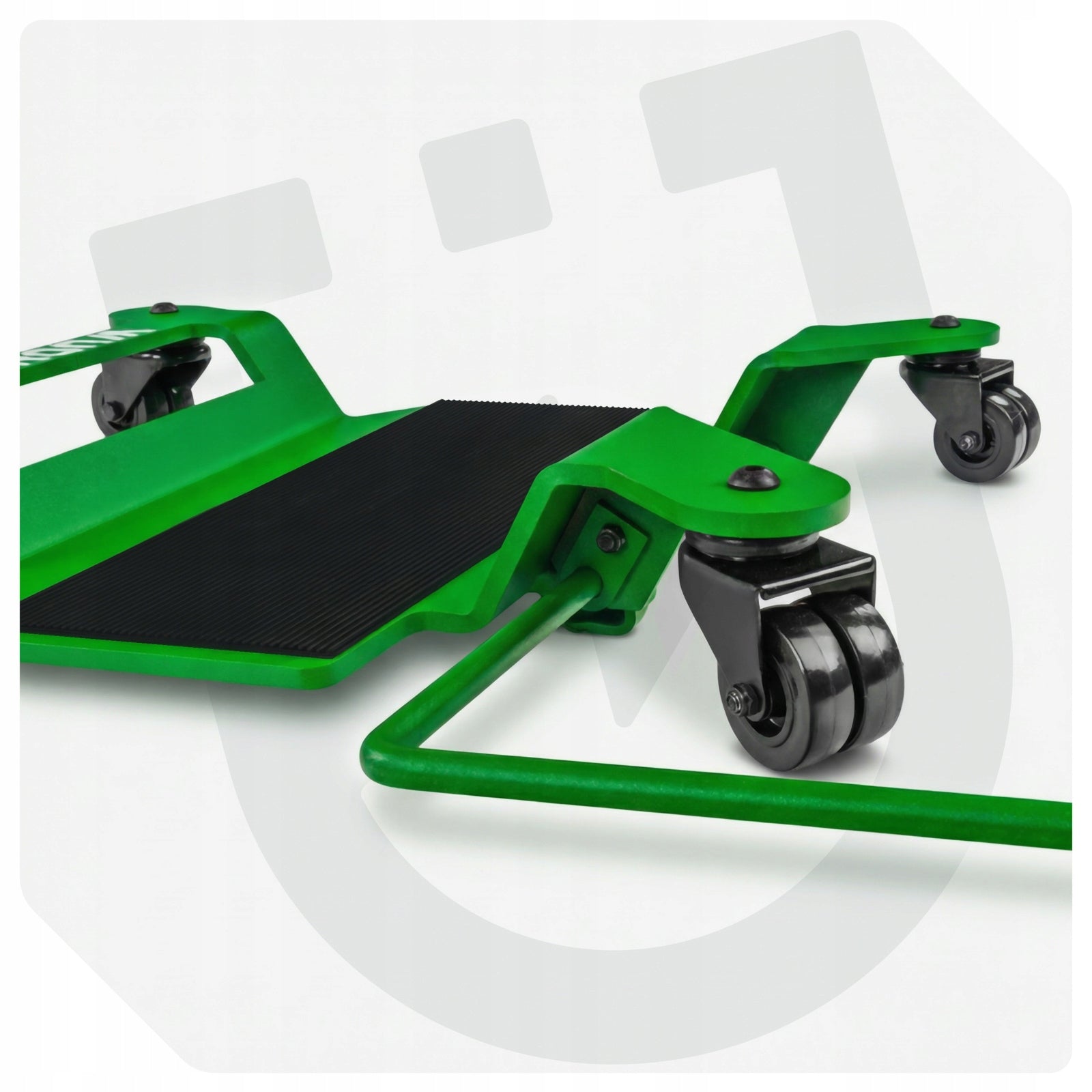 STEEL MOTORCYCLE TROLLEY MANOEUVRING PLATFORM FOR CENTRAL FOOT 225 KG Brand Wuber
