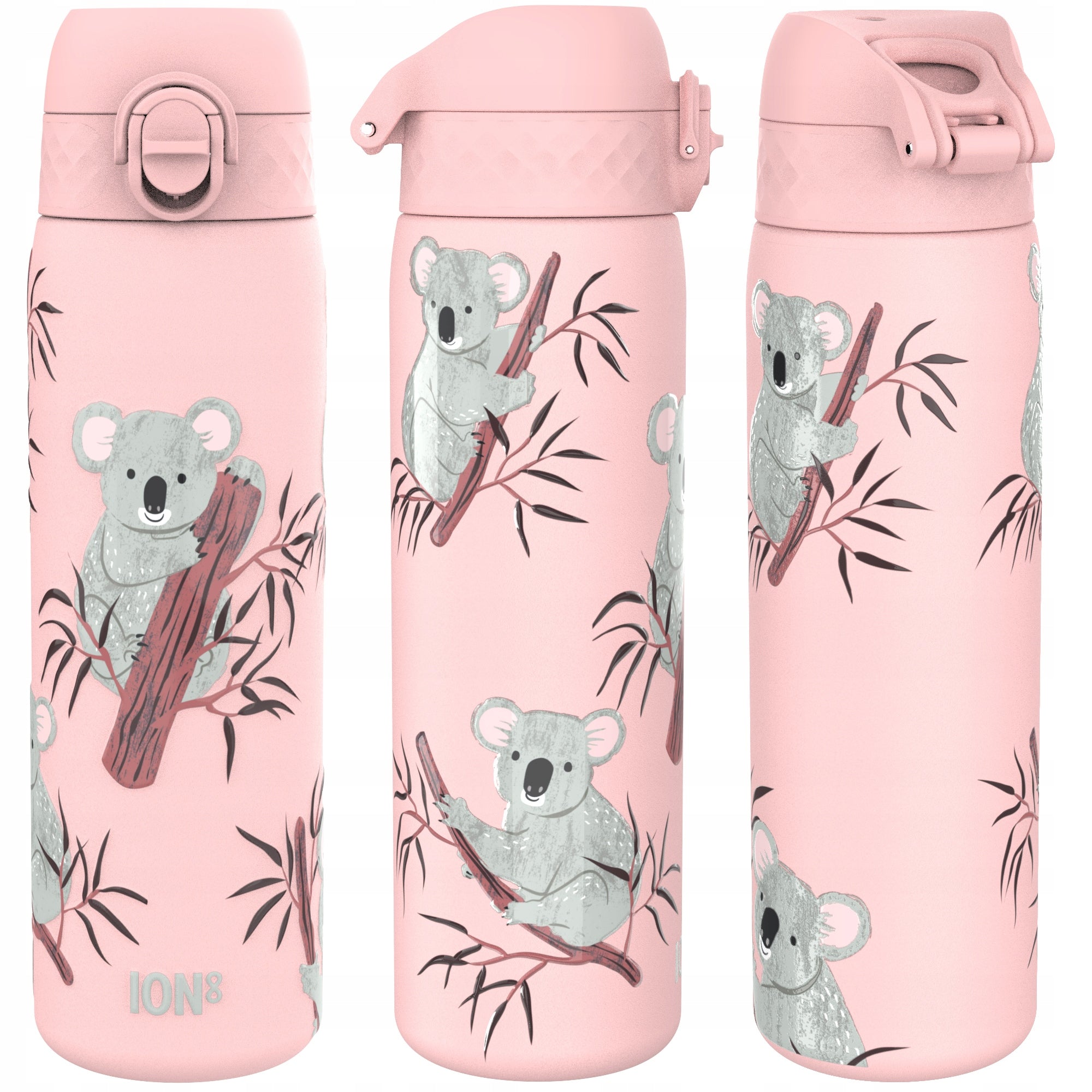 STEEL SCHOOL WATER BOTTLE KINDERGARTEN CHILD BOTTLE ION8 0,6L 600 ml