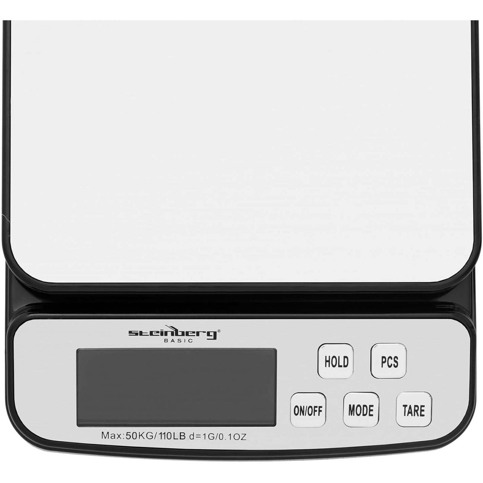 STEINBERG POSTAL SCALE 50 KG 1 G LCD FOR PARCELS AND LETTERS STAINLESS STEEL Manufacturer code 4909963696892