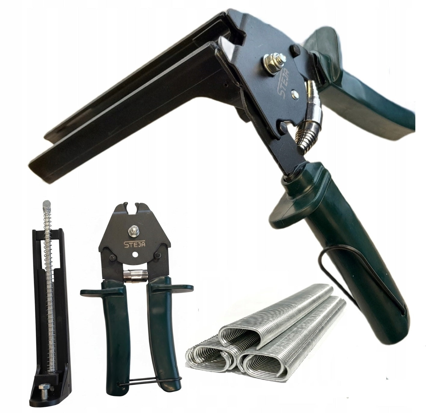 STEJA PLIERS FENCE MESH STAPLER STAPLES x 2500sz WIRE FENCES