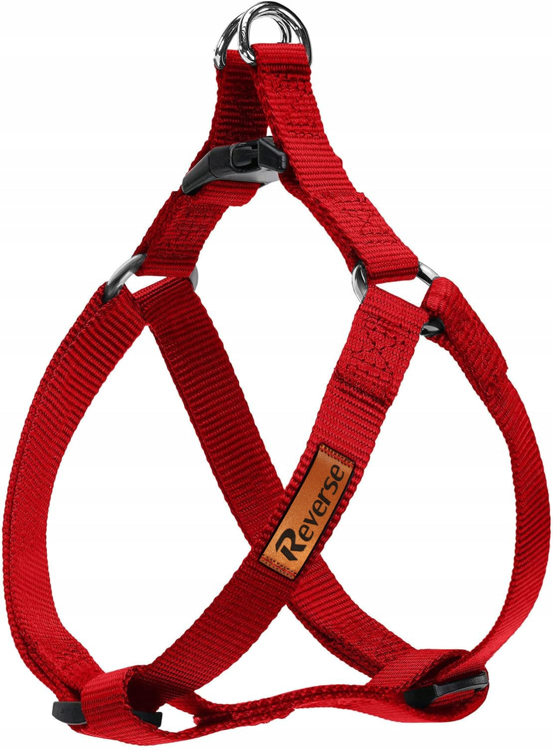 STEP IN HARNESS FOR DOG ADJUSTABLE STRONG PRESSURE-FREE COMFORTABLE DECENT ros. M Manufacturer code StepIN.M-red