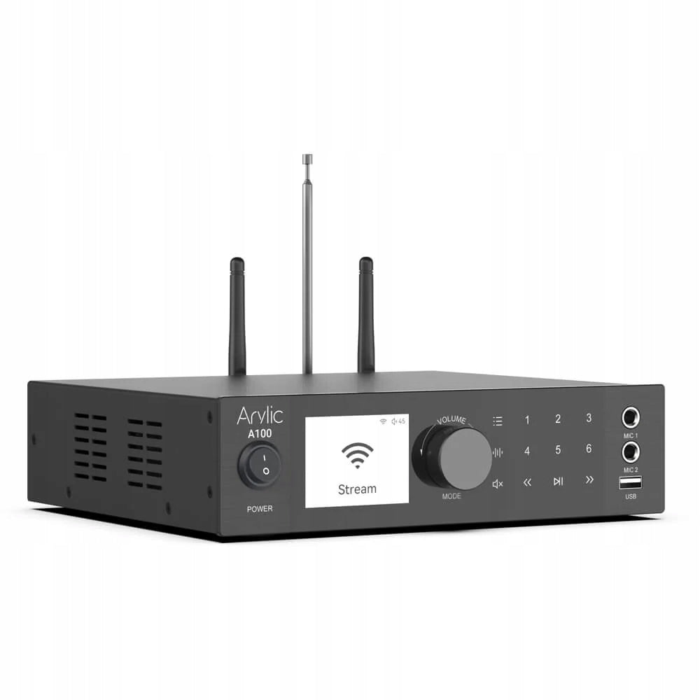 STEREO NETWORK AMPLIFIER 2X100W WIFI BLUETOOTH AIRPLAY MULTIROOM