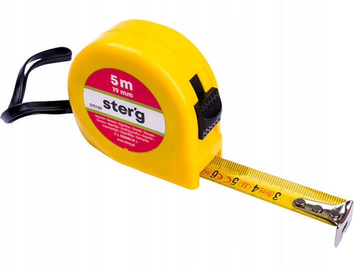 STERG MEASURE METAL TAPE 5 m STEEL METER ROLLED 5m