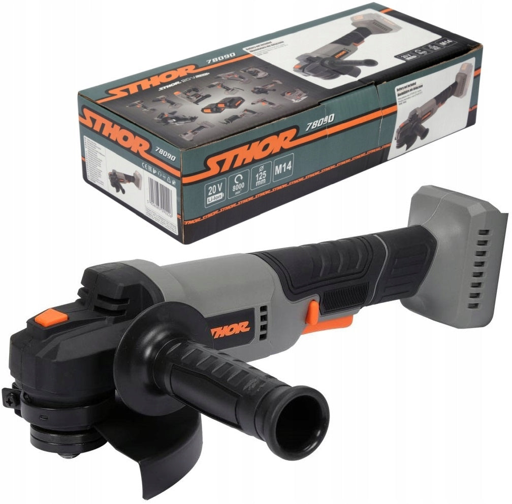 STHOR ANGLE GRINDER 125MM CORDLESS 20V