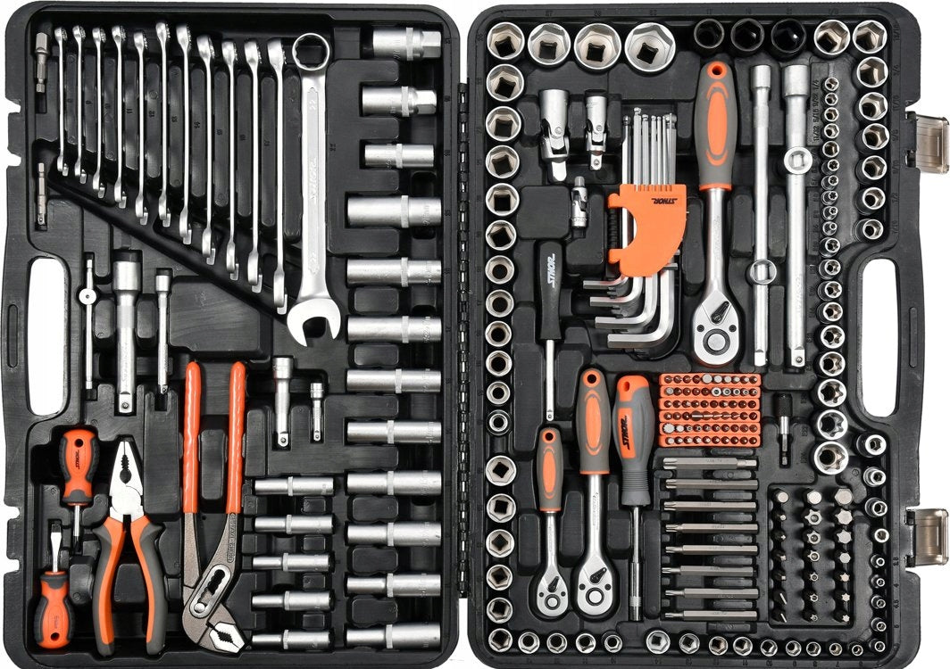 STHOR TOOL KIT 1/2"", 3/8"", 1/4"" 225CZ Brand Sthor