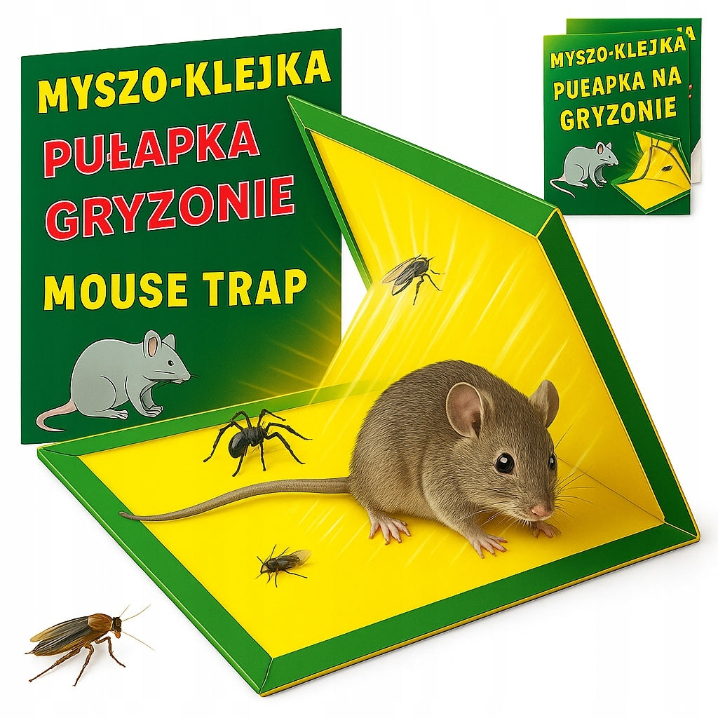STICK ON MICE RATS TRAP PAW GERBIL STRONG GLUE AROMA