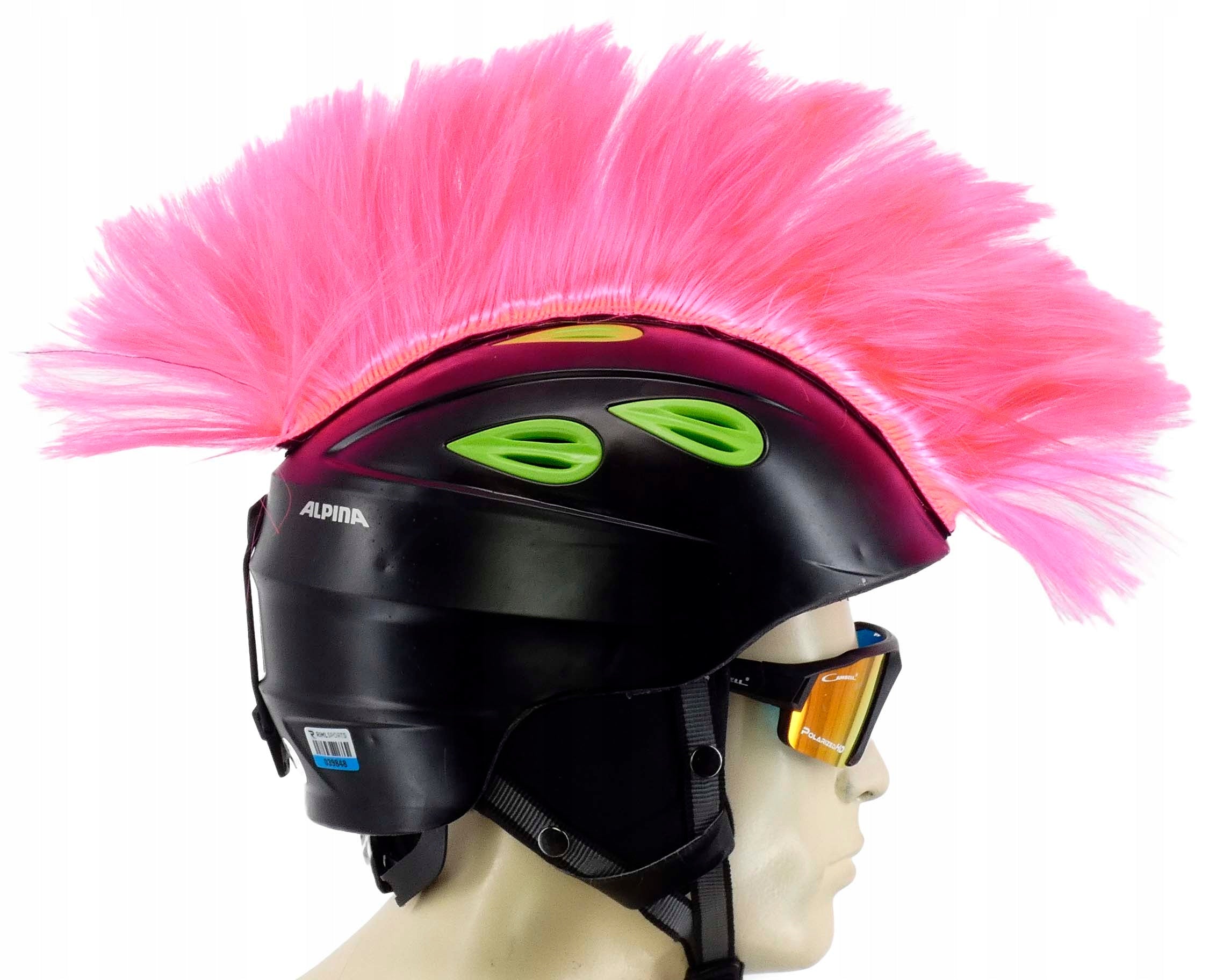 STICKER DECORATIVE MOHAWK COVER FOR MOTORCYCLE HELMET BICYCLE PINK FU Manufacturer no brand