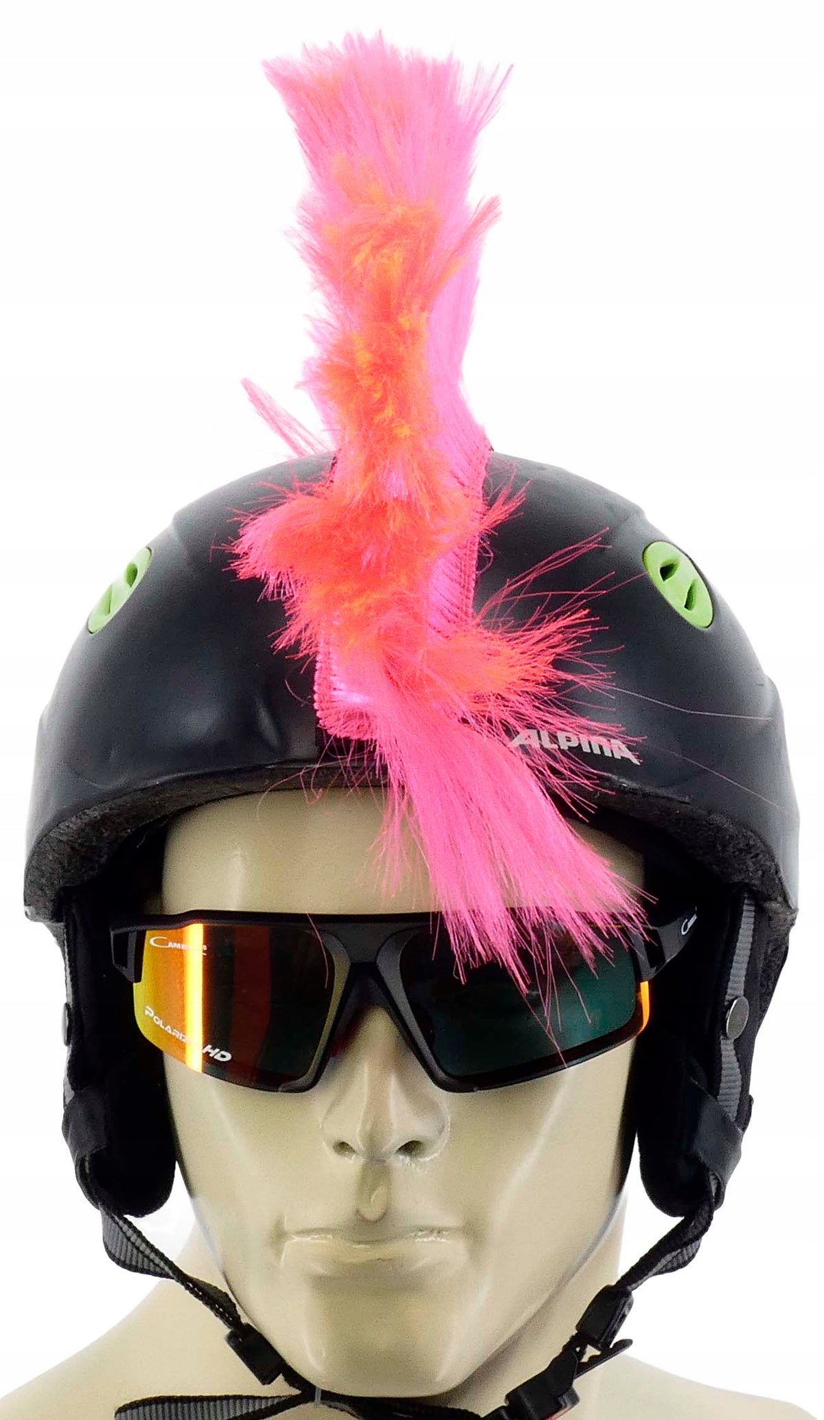 STICKER DECORATIVE MOHAWK COVER FOR MOTORCYCLE HELMET BICYCLE PINK FU Packaging status original