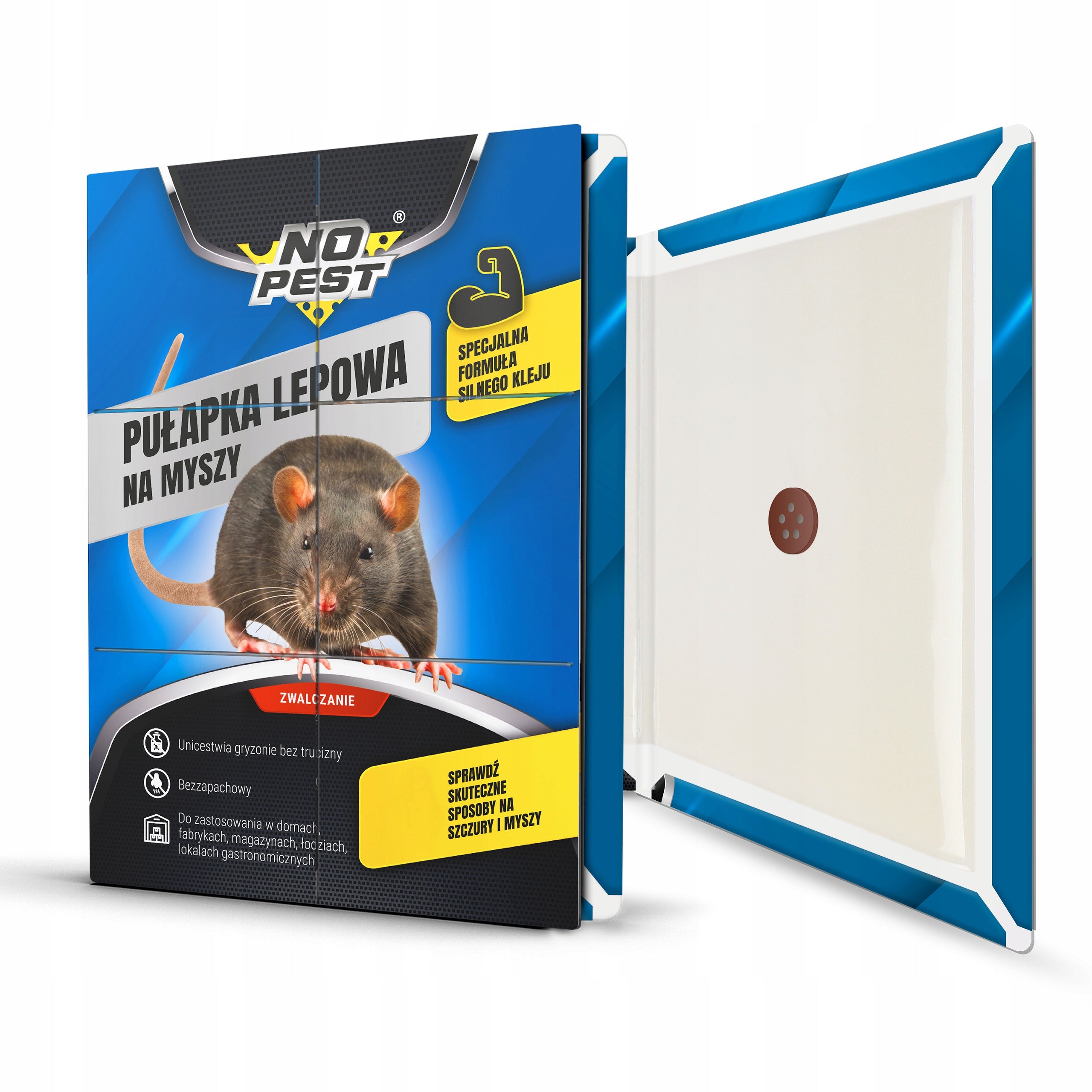 STICKY TRAP GLUE PAW MOUSETRAP RATS NO PEST VERY STRONG Packaging status original