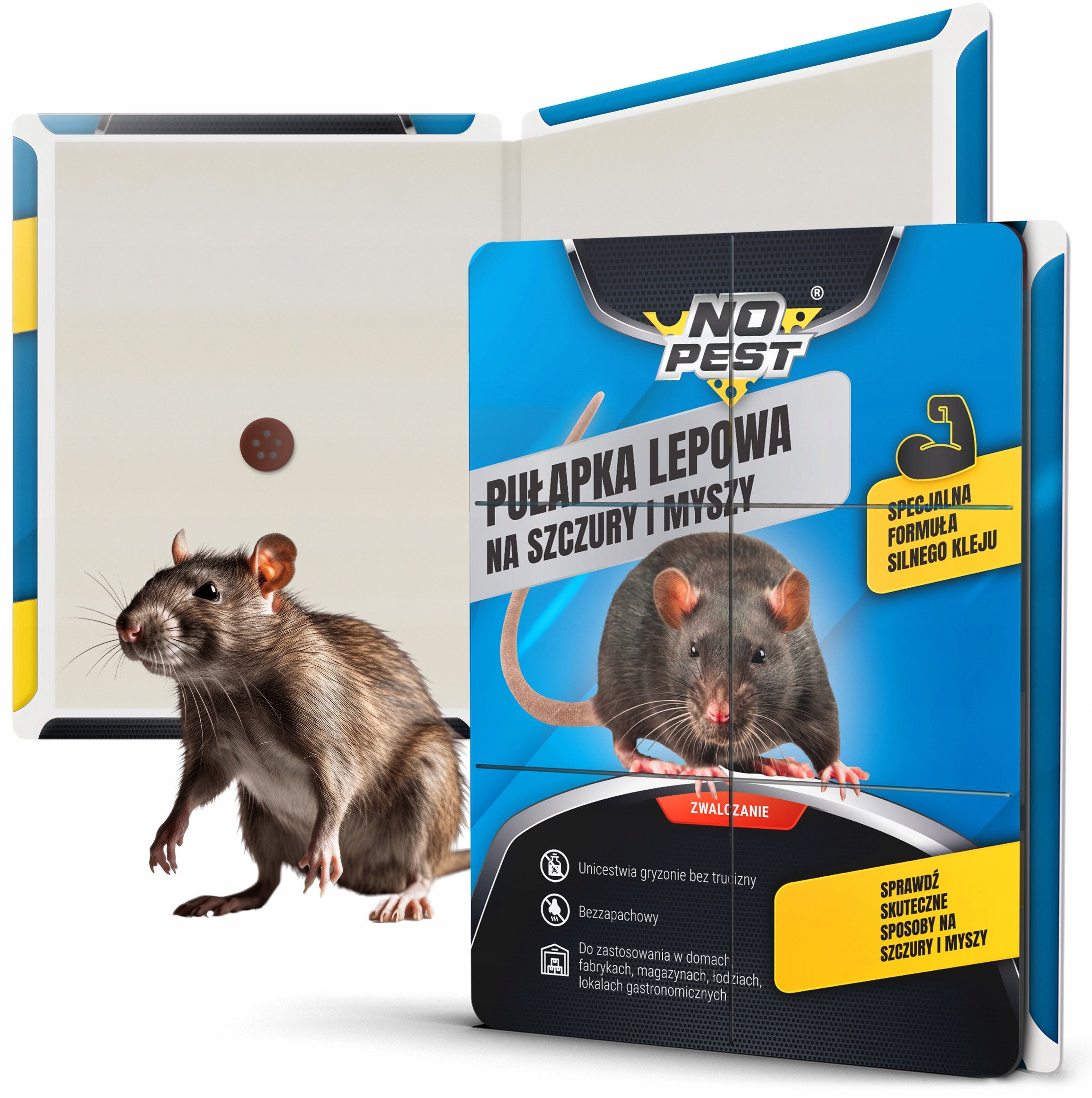STICKY TRAP WITH STRONG ADHESIVE AGENT FOR MICE RATS RODENTS NO PEST