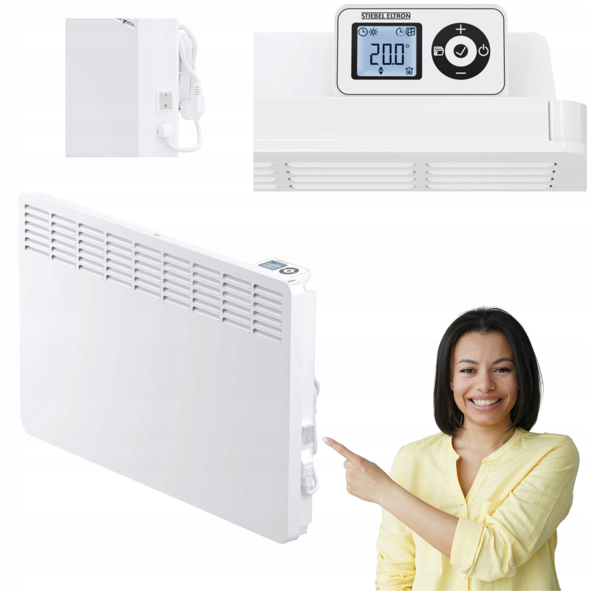 STIEBEL ELTRON CWM 3000 P Convector electric heater 3000W thermostat