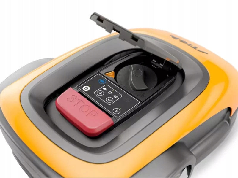 STIGA G 1200 to 1200 m2 mowing robot with 5 Ah battery Application! Mowing height adjustment range 2–6 cm
